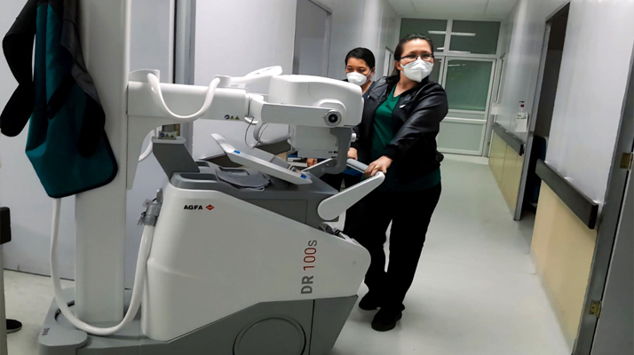 Central Military Hospital in El Salvador enhances care with Agfa’s mobile DR 100s solution!