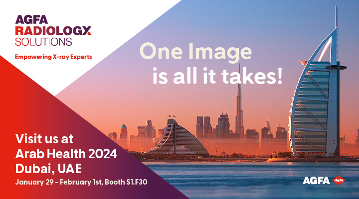 One image is all it takes’: at Arab Health 2024, Agfa Radiology Solutions showcases intelligent technology delivering imaging confidence and efficiency
