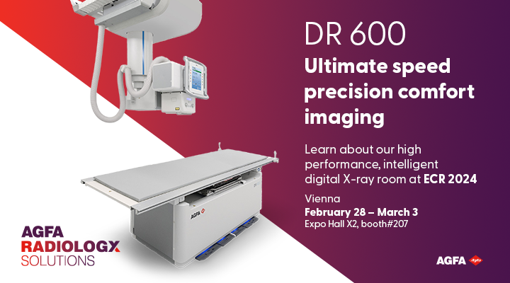 At ECR 2024, Agfa showcases it’s DR 600 intelligent digital X-ray Room for high workflow automation