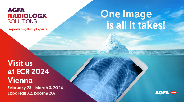 At ECR 2024, Agfa Radiology Solutions shows how intelligent technology makes every image count: “One image is all it takes”
