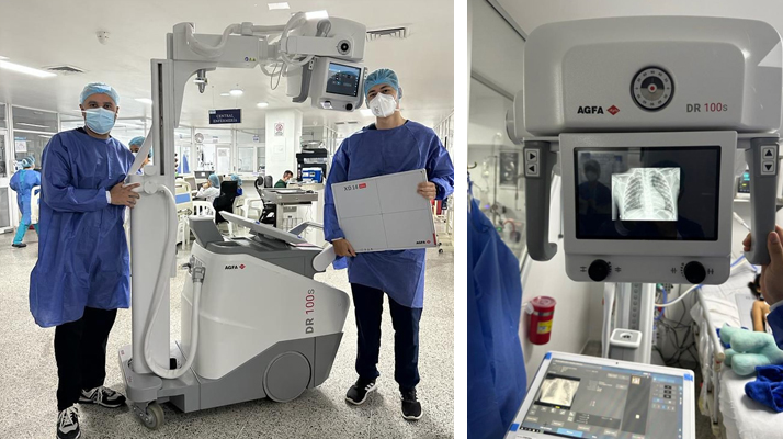 Erasmo Meoz University Hospital, Colombia, improves workflow in intensive care unit with Agfa’s mobile DR system
