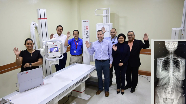 La Paz hospital Group, Guatemala, installs VALORY room with integrated Full leg Full Spine capability for automatic stitching